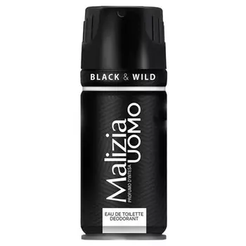 дезодорант MALIZIA Black&amp;Wild аэрозоль 150мл мужской