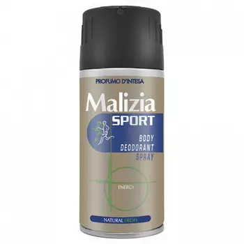 дезодорант MALIZIA Sport Energy аэрозоль 150мл мужской