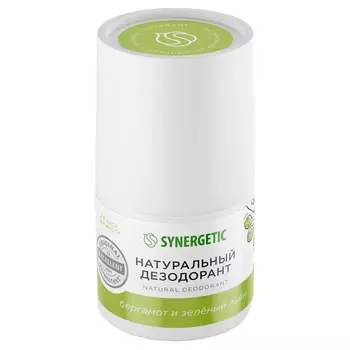 дезодорант SYNERGETIC Бергамот и Зеленый лайм ролик 50мл