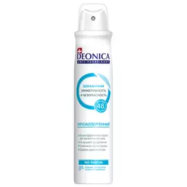 дезодорант женский DEONICA Гипоаллергенный, 200 мл, спрей