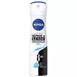 дезодорант женский NIVEA Свежий: Невидимый для черного и белого, 150 мл, спрей