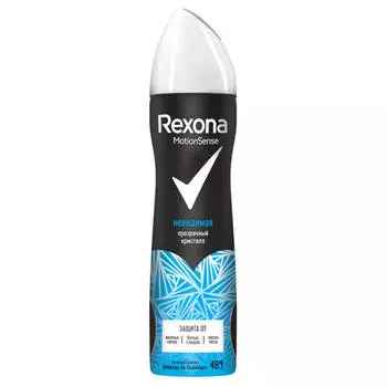 дезодорант REXONA Невидимая Прозрачный кристалл аэрозоль 150мл
