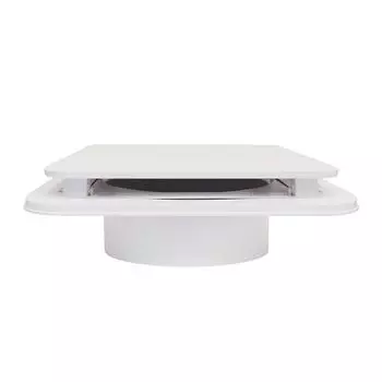 диффузор приточно-вытяжной ДПУ D100мм пластик белый