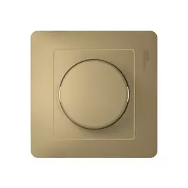 диммер поворотный SCHNEIDER ELECTRIC Glossa 300 Вт, титан
