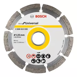 диск алмазный BOSCH ECO Universal 125х22,2х2,0 мм, сегментный
