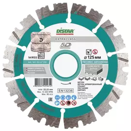 диск алмазный DISTAR Technnic Advanced 125x22х2,2мм сегментный