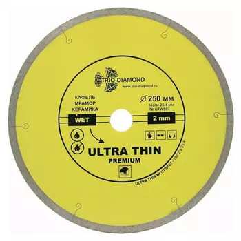 диск алмазный TRIO-DIAMOND Ultra Thin Premium 250х2,0х25,4мм сплошной