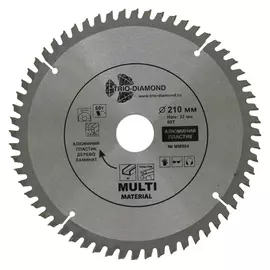 диск пильный TRIO-DIAMOND MultiMaterial универсальный 210х30/32мм 60 зубьев