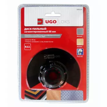 диск пильный UGO LOKS SBS024 для PMF универсальный сегментированный 88 мм