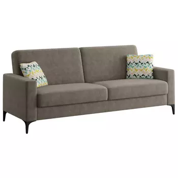 диван-книжка Алекс 2285х950х950мм серо-коричневый