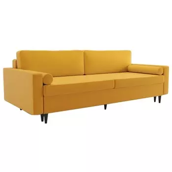 диван Босфор-2 260х1040х850мм велюр желтый