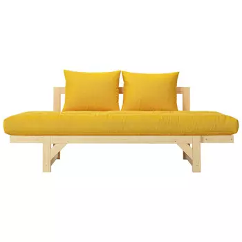 диван Европа-2 1300х740х680мм рогожка желтый