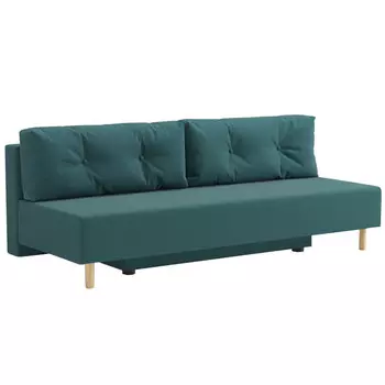 диван-еврокнижка Эмми 2005х855х800мм рогожка изумрудный