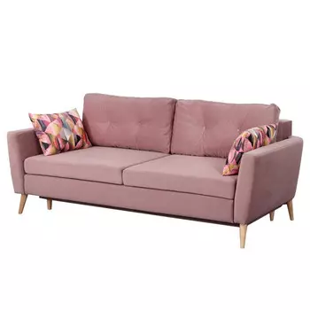 диван-пантограф Калгари 2 2300х1020х760мм розовый