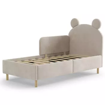 диван-кровать Энимал 1680х870х810мм велюр песочный