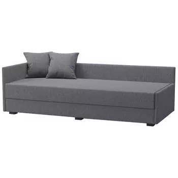 диван НОРДИК 2060х840х840мм рогожка серая