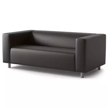 диван Норд 1660х860х650мм экокожа темно-коричневый