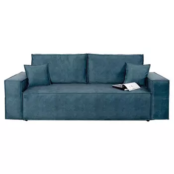 диван-еврокнижка Тулон 2460х1100х710мм изумрудный