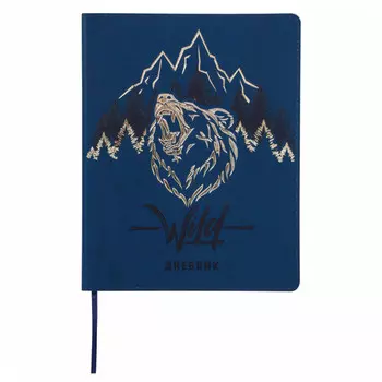 дневник 1-11 класс BRAUBERG Медведь 48л кожзам