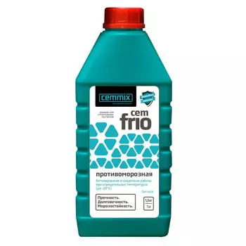 добавка-антифриз Cemmix CemFrio, 1 л