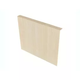 доборная планка, 120 мм, беленый дуб, ПВХ