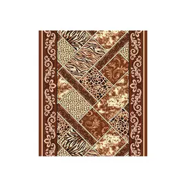 дорожка ковровая Руно 170 1м коричневая