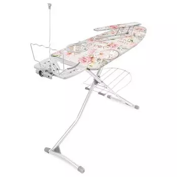 доска гладильная NIKA Nika-grant 122х42см перфорированный лист рукав полка для белья розетка в ассор