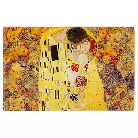 доска разделочная AGNESS Арт Г.Климт 20х30х0,4см прямоугольная стекло