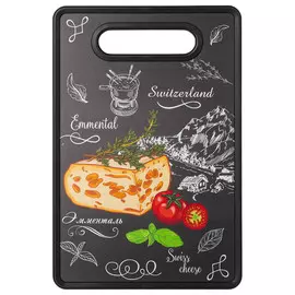 доска разделочная AGNESS Сыр 20х30х1,2см пластик