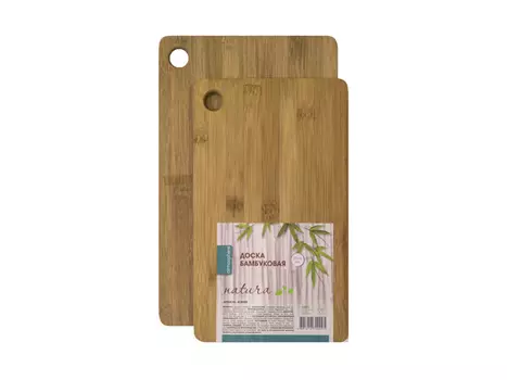 доска разделочная ATMOSPHERE Natura прямоуг. 30х19х1см бамбук