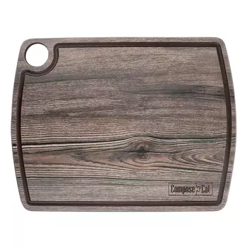 доска разделочная COMPOSEEAT 36x28см прямоугольная композит дуб мореный