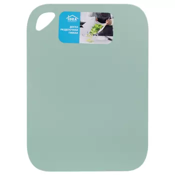 доска разделочная IDEA Гибкая 27х19см прямоугольная пластик фисташковый