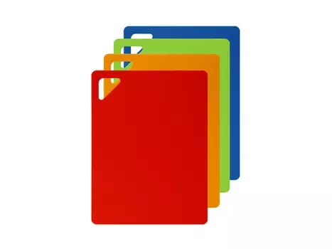 доска разделочная прямоугольная 27х21,5х1 см, пластиковая