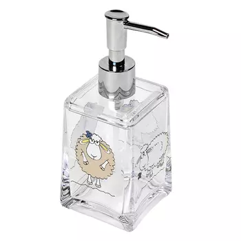 дозатор для жидкого мыла TATKRAFT Acryl funny Sheep настольный акрил