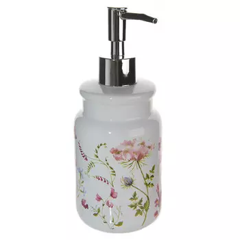 дозатор для жидкого мыла АКВАЛИИЯ Flowers керамика