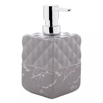 дозатор для жидкого мыла NERO керамика серый