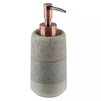 дозатор для жидкого мыла RAINDROPS Дублин серо-зеленый полирезин