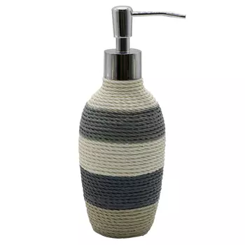 дозатор для жидкого мыла VITARTA Fabric полирезин пластик серый