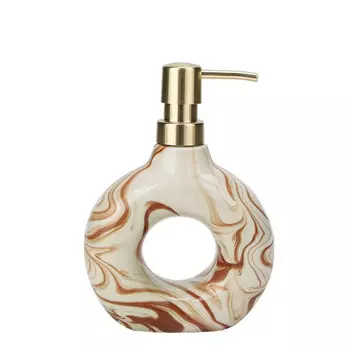 дозатор для жидкого мыла VITARTA Fusion керамика бежевый