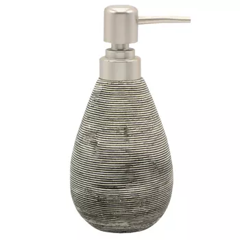 дозатор для жидкого мыла VITARTA Greece керамика пластик серый