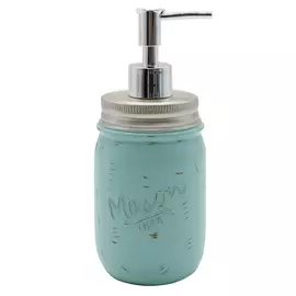 дозатор для жидкого мыла VITARTA Mason полирезин пластик бирюзовый