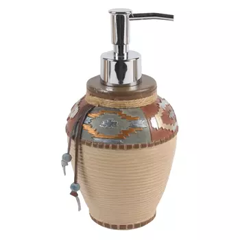 дозатор для жидкого мыла VITARTA Native полирезин пластик коричневый