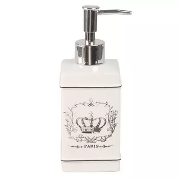 дозатор для жидкого мыла VITARTA Paris керамика пластик белый