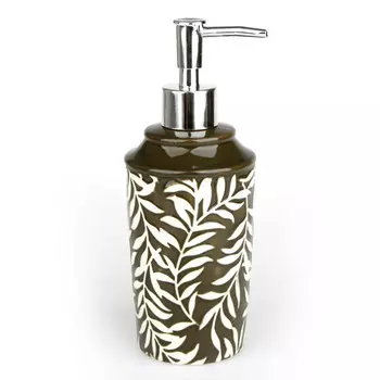 дозатор для жидкого мыла VITARTA Print керамика коричневый