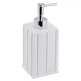 дозатор для жидкого мыла VITARTA Provence полирезин/пластик хром/белый