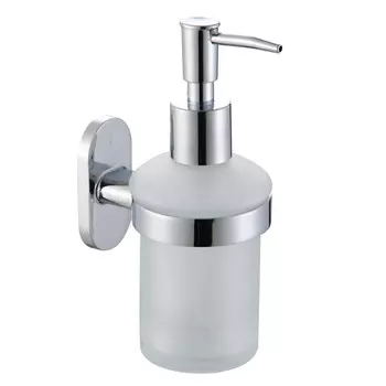 дозатор для жидкого мыла VITARTA Selena цинк/хром белый