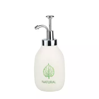 дозатор для жидкого мыла VITARTA White birch полирезин белый