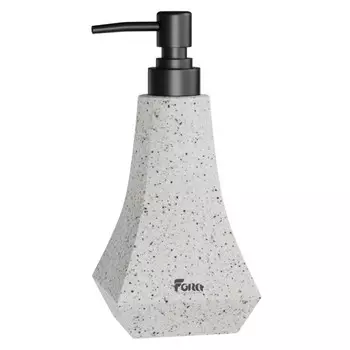 дозатор для жидкого мыла VOLCANO полирезин серый камень