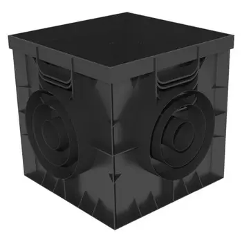 дождеприемник GIDROLICA Point 300х300х300мм пластиковый универсальный