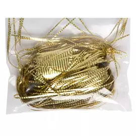 дождик новогодний 150см голография золотой